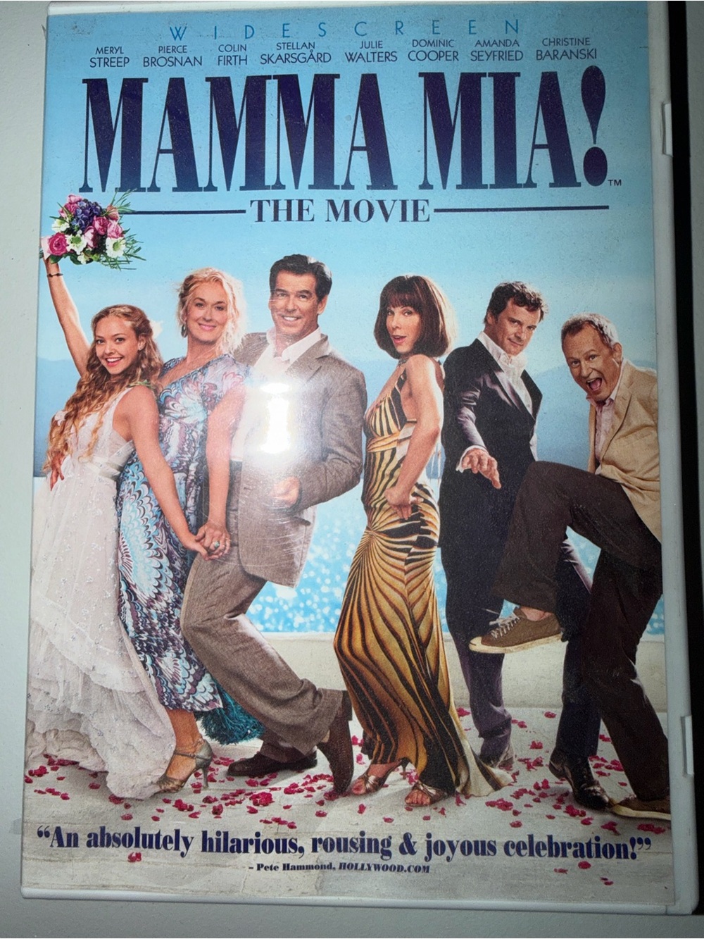 Mamma Mia! The Movie DVD 2008 Widescreen Meryl Streep ABBA Musical
